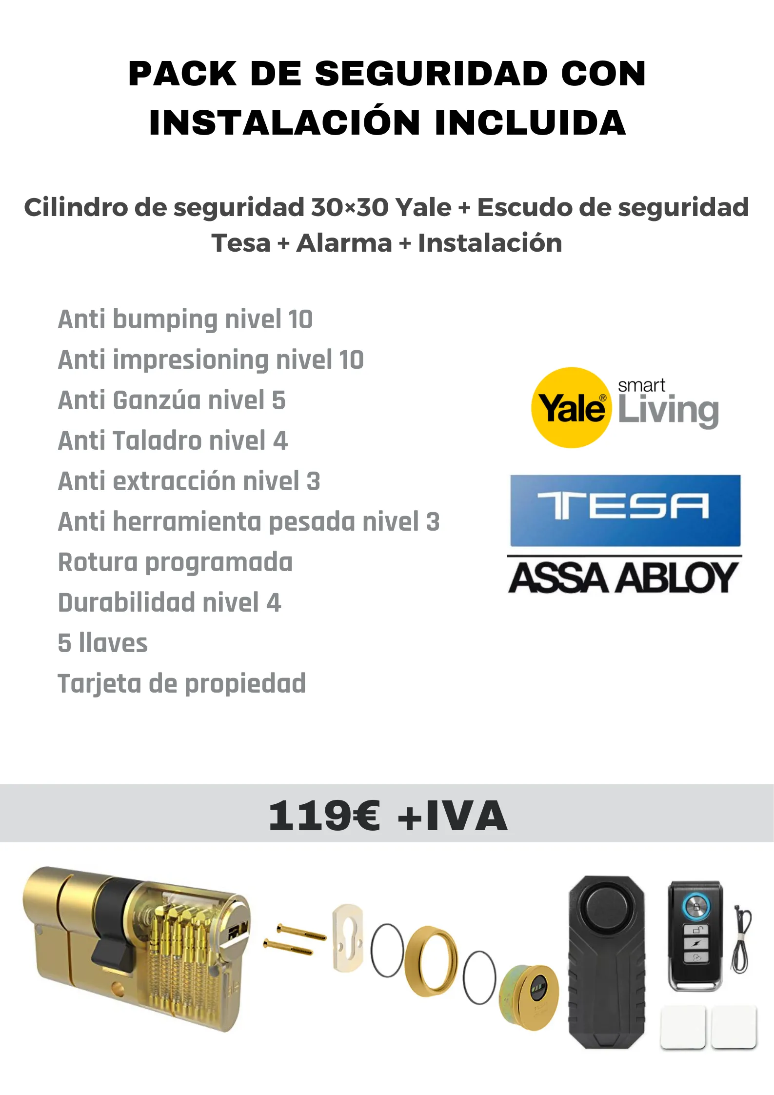 Pack Seguridad 1 - Escudo + Bombín