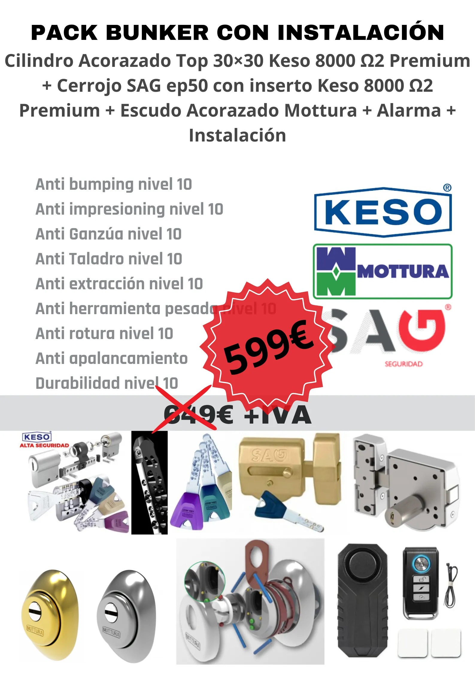 Pack Seguridad 3 - Alta Seguridad